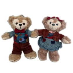 〇〇  ぬいぐるみバッジ 2016年東京ディズニーシー限定 スウィートダッフィー ダッフィー&シェリーメイ Aランク