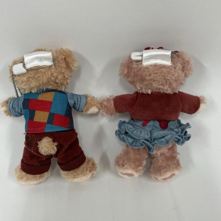   ぬいぐるみバッジ 2016年東京ディズニーシー限定 スウィートダッフィー ダッフィー&シェリーメイ
