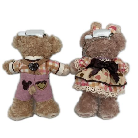   ぬいぐるみバッジ 2017年東京ディズニーシー限定 スウィートダッフィー ダッフィー&シェリーメイ