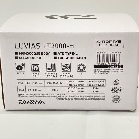  DAIWA ダイワ LUVIAS 24 ルビアス LT3000-H 00061217 スピニングリール