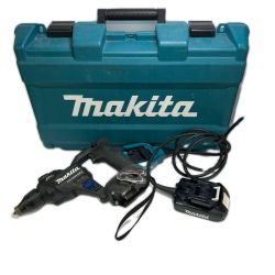 MAKITA マキタ 充電式スクリュードライバ(黒)18Ｖ バッテリアダプタ（BAP18) ケース付き FS600D ブラック 程度Ｂ Bランク