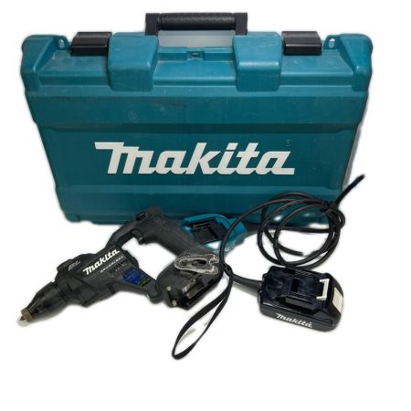 MAKITA マキタ 充電式スクリュードライバ(黒)18Ｖ バッテリアダプタ（BAP18) ケース付き FS600D ブラック 程度Ｂ