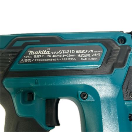  MAKITA マキタ 充電式タッカ 18V (バッテリ・充電器別売) ケース付 ST421D 程度Ｂ