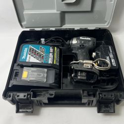 〇〇 MAKITA マキタ インパクトドライバ 充電器・充電池1個・ケース付 18v TD173D ブラック 162266 Cランク