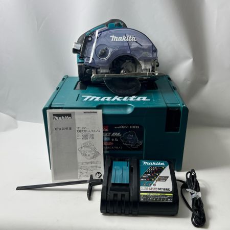  MAKITA マキタ 充電式防じんマルノコ 充電器・充電池1個・ケース付 KS511D グリーン