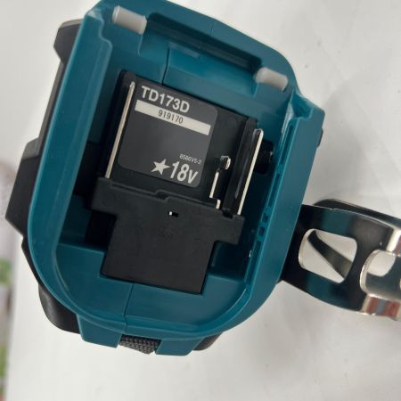  MAKITA マキタ 充電式インパクトドライバ 18V 6Ah バッテリ2本 充電器 ケース付 TD173DRGX ブルー 未使用品