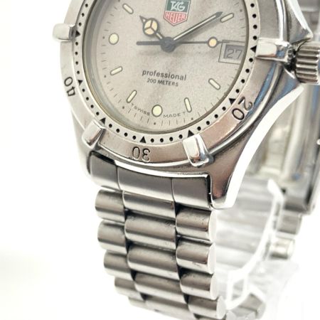  TAG HEUER タグホイヤー Professional プロフェッショナル 200M クォーツ 腕時計 962.213-2 シルバー