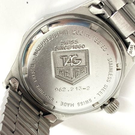  TAG HEUER タグホイヤー Professional プロフェッショナル 200M クォーツ 腕時計 962.213-2 シルバー