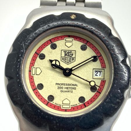  TAG HEUER タグホイヤー Formula 1 PROFESSIONAL プロフェッショナル 200M レディース クォーツ 腕時計 371.503 シルバー x ブラック