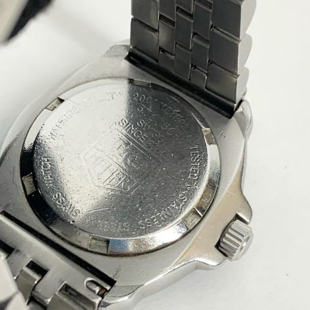  TAG HEUER タグホイヤー Formula 1 PROFESSIONAL プロフェッショナル 200M レディース クォーツ 腕時計 371.503 シルバー x ブラック