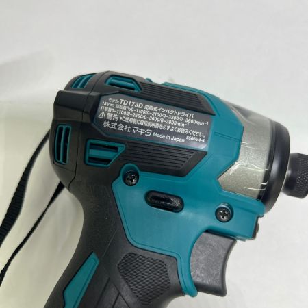  MAKITA マキタ 充電式インパクトドライバ 18V 6Ah バッテリ2本 充電器 ケース付 TD173DRGX 未使用品