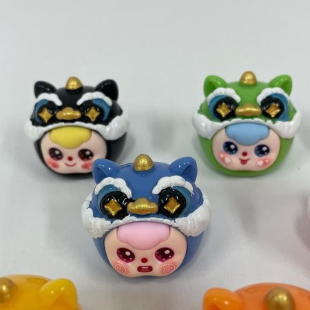   ミニフィギュア 中国獅子 9個セット
