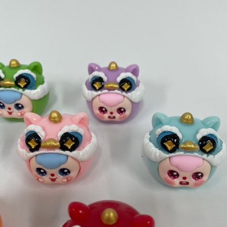   ミニフィギュア 中国獅子 9個セット