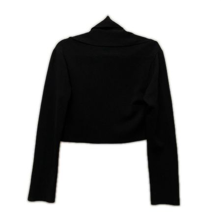  LEONARD レオナール レディース ボレロカーディガン size3 0337946 ブラック