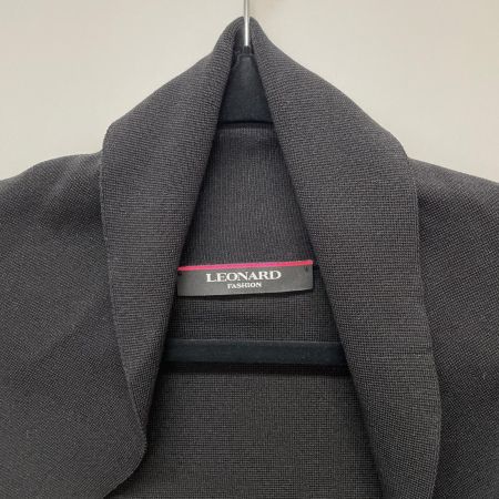  LEONARD レオナール レディース ボレロカーディガン size3 0337946 ブラック