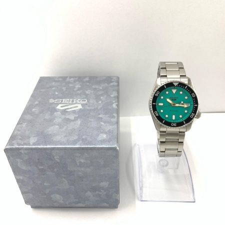  SEIKO セイコー 5 SPORTS 5 スポーツ 海外モデル 自動巻き腕時計 4R36-14B0 グリーン