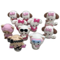 〇〇  mikko ミニフィギュア 8体 FLORTTE コスメコラボリップキャップ2個 Bランク