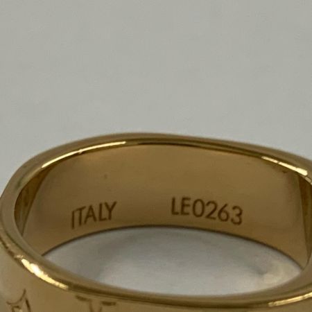  LOUIS VUITTON ルイヴィトン ナノグラム サイズS リング 指輪 M00210 ゴールド