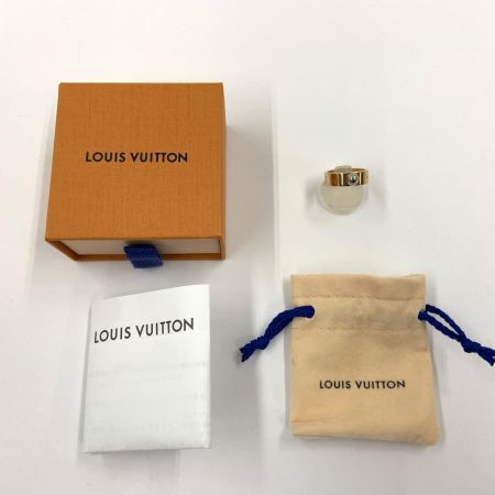  LOUIS VUITTON ルイヴィトン ナノグラム サイズS リング 指輪 M00210 ゴールド