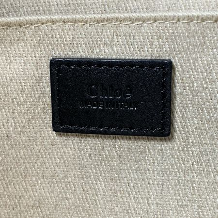  Chloe クロエ Woody ウッディ ミディアム トートバッグ  CHC23US383 I60 001 ブラック