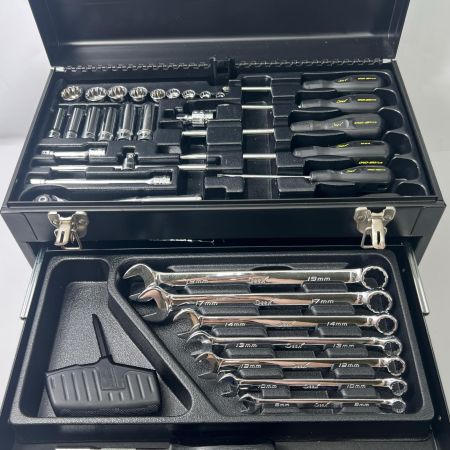  Deen 工具セット 3段ＢＯＸ ブラック