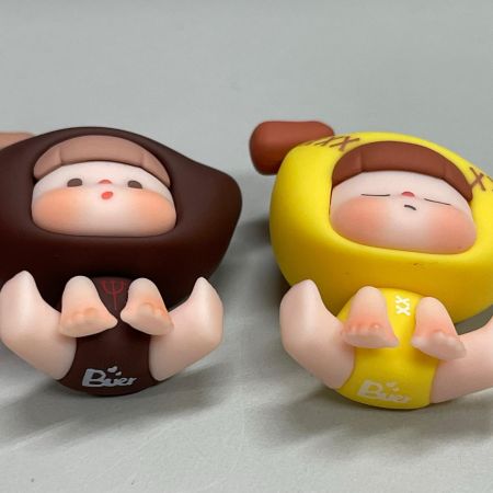  不二玩具 ミニフィギュア 如此多蕉 2個 蕉小可愛 2個 4個セット 中国
