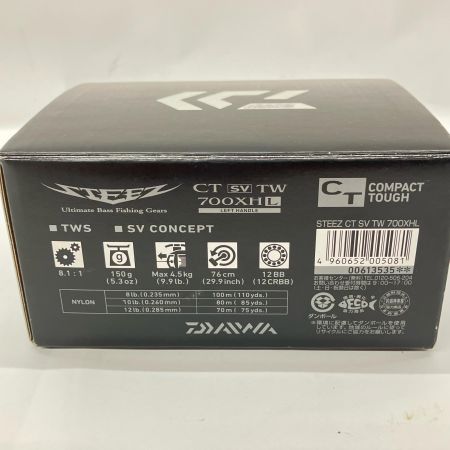  DAIWA ダイワ STEEZ スティーズ CT SV TW 700XHL 左 613535 ベイトリール