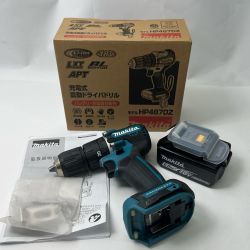 〇〇 MAKITA マキタ １８Ｖ 充電式 震動 ドライバドリル バッテリー1個付き HP487DZ グリーン 未使用 Sランク