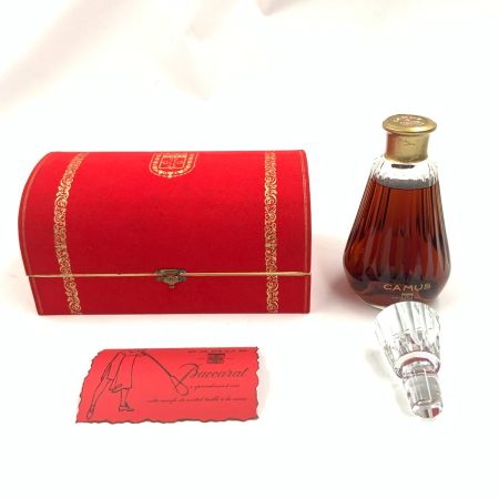  CAMUS カミュ カラフェ バカラ  ブランデー コニャック 推定 700ml  未開栓