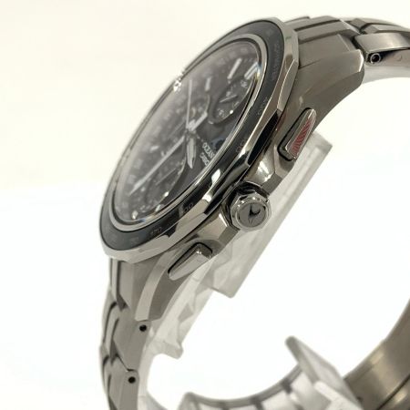  CASIO カシオ OCEANUS オシアナス マンタ シリーズ メンズ ソーラー 電波 クォーツ 腕時計 0CW-S7000 シルバー  x ブラック