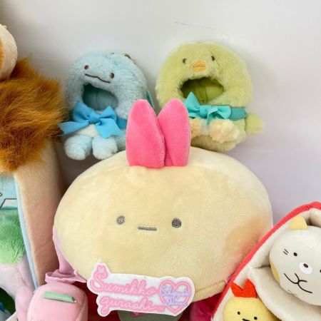   すみっコぐらし シーンぬいぐるみ まとめ しっぽずダイナー たぴおかパーク・コーヒーカップステージ 走るてのりぬいぐるみ タクシー MF61501等