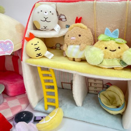   すみっコぐらし シーンぬいぐるみ まとめ しっぽずダイナー たぴおかパーク・コーヒーカップステージ 走るてのりぬいぐるみ タクシー MF61501等