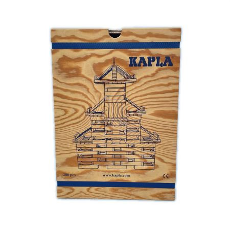  KAPLA カプラ 280pcs（実数278ｐ） 特製収納箱、アートブック付き 知育