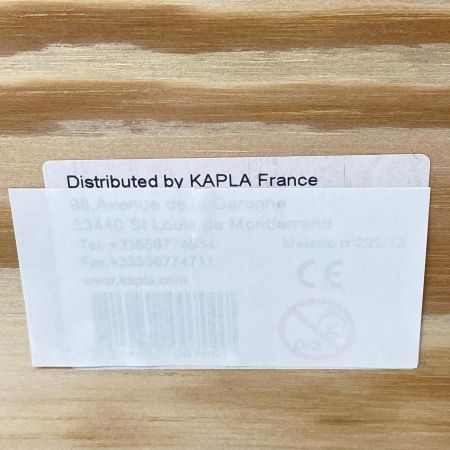  KAPLA カプラ 280pcs（実数278ｐ） 特製収納箱、アートブック付き 知育