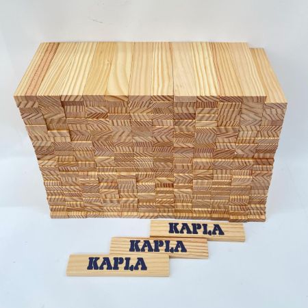  KAPLA カプラ 280pcs（実数278ｐ） 特製収納箱、アートブック付き 知育