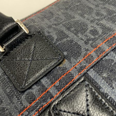  Christian Dior クリスチャンディオール フライトライン トートバッグ レディース バッグ ネイビー x オレンジ