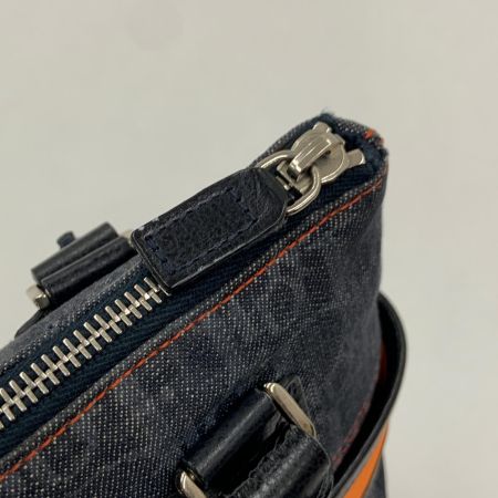  Christian Dior クリスチャンディオール フライトライン トートバッグ レディース バッグ ネイビー x オレンジ