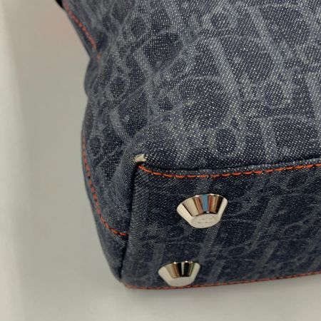  Christian Dior クリスチャンディオール フライトライン トートバッグ レディース バッグ ネイビー x オレンジ