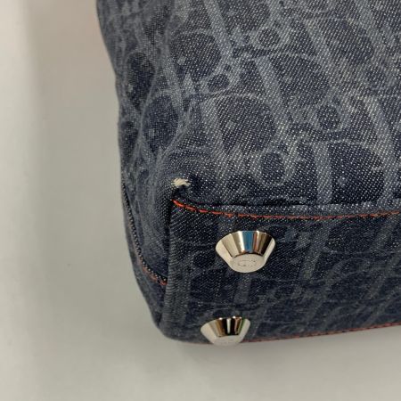  Christian Dior クリスチャンディオール フライトライン トートバッグ レディース バッグ ネイビー x オレンジ