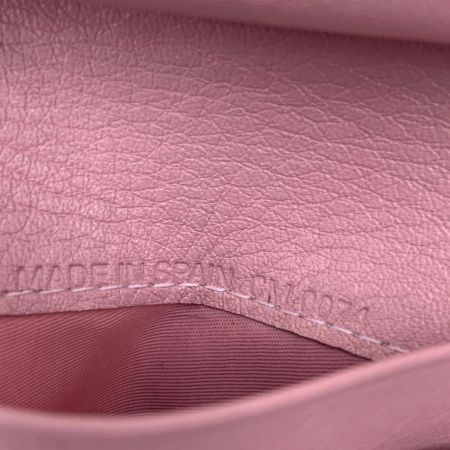  Christian Dior クリスチャンディオール トロッター 三つ折り財布  ピンク