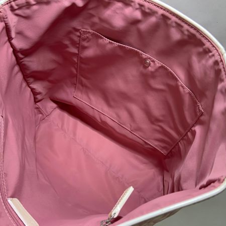  Christian Dior クリスチャンディオール トロッター トートバッグ ショルダーバッグ ピンク