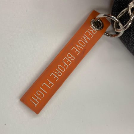  Christian Dior クリスチャンディオール フライトライン トロッター デニム ワンショルダーバッグ ネイビー x オレンジ 現状渡し
