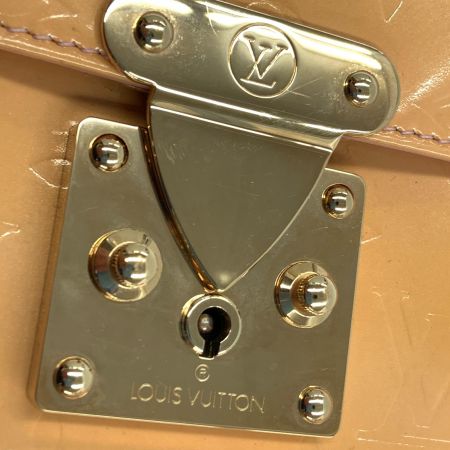  LOUIS VUITTON ルイヴィトン モノグラム ヴェルニ スプリングストリート ハンドバッグ トートバッグ M91033 イエロー 現状渡し 