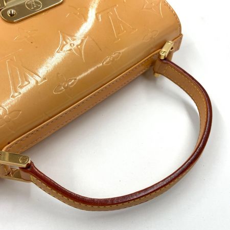  LOUIS VUITTON ルイヴィトン モノグラム ヴェルニ スプリングストリート ハンドバッグ トートバッグ M91033 イエロー 現状渡し 