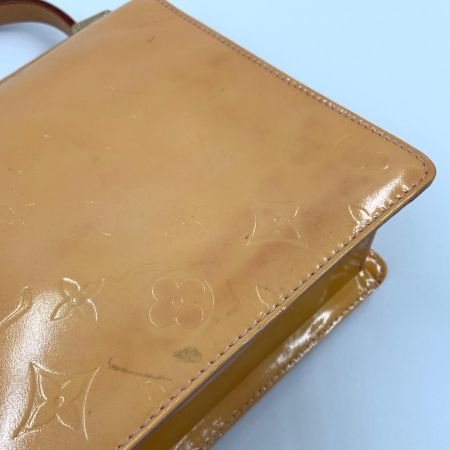  LOUIS VUITTON ルイヴィトン モノグラム ヴェルニ スプリングストリート ハンドバッグ トートバッグ M91033 イエロー 現状渡し 