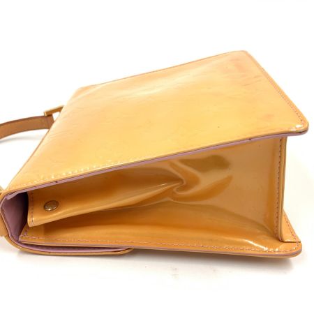  LOUIS VUITTON ルイヴィトン モノグラム ヴェルニ スプリングストリート ハンドバッグ トートバッグ M91033 イエロー 現状渡し 
