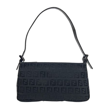  FENDI フェンディ ズッカ ズッキーノ ワンショルダーバッグ アクセサリーポーチ 8BR394 ブラック