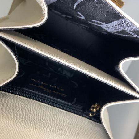  Salvatore Ferragamo サルヴァトーレフェラガモ ガンチーニ ハンドバッグ ハンドバッグ トートバッグ AQ-21 2193 アイボリー 現状渡し 