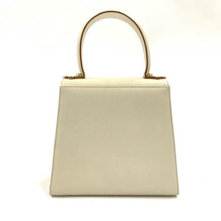  Salvatore Ferragamo サルヴァトーレフェラガモ ガンチーニ ハンドバッグ ハンドバッグ トートバッグ AQ-21 2193 アイボリー 現状渡し 