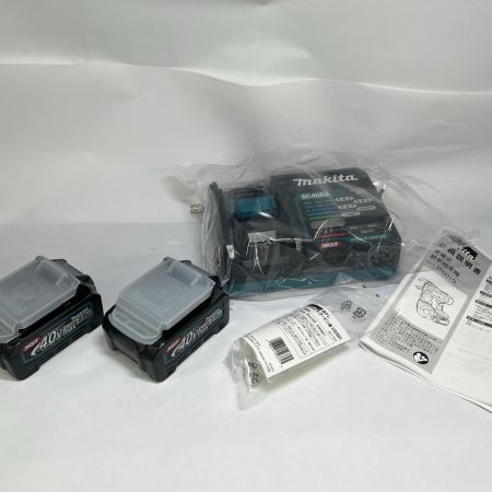  MAKITA マキタ マキタ 40V maxシリーズ 電式鉄筋結束機 充電器・充電池2個・ケース付 コードレス式 TR001G ブルー 未使用